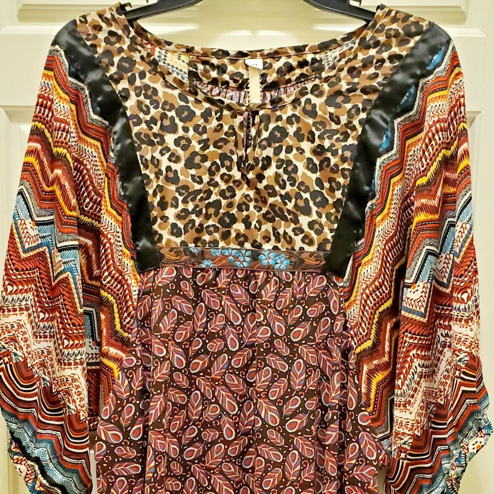 Uncle Frank BoHo Dress  Comfy and Cute Sz M